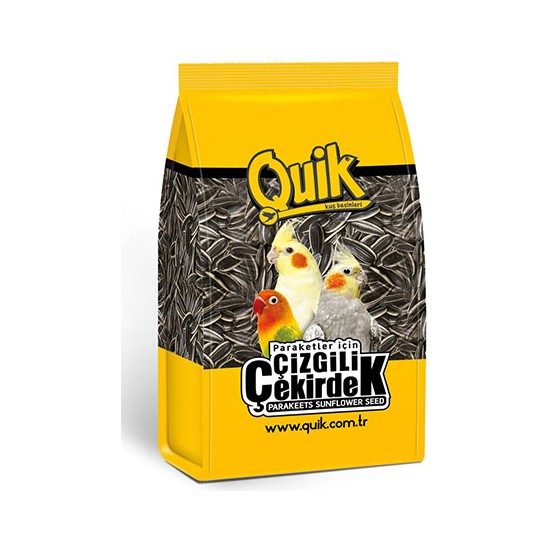 Quick Quik 500 gr Çizgili Paraket Çekirdeği Beslenme Amacıyla Özel Olarak Formüle Edilmiştir