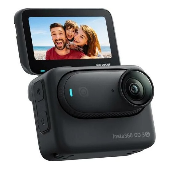 Insta360 Go 3s Aksiyon Kamerası 128 gb Siyah Full HD Desteği ile Su Geçirmez Özellikler