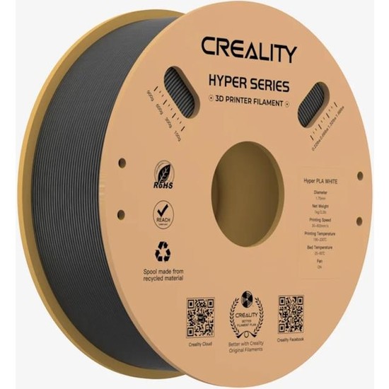 Creality Hyper Pla Filament 1.75MM 1000GR - Siyah