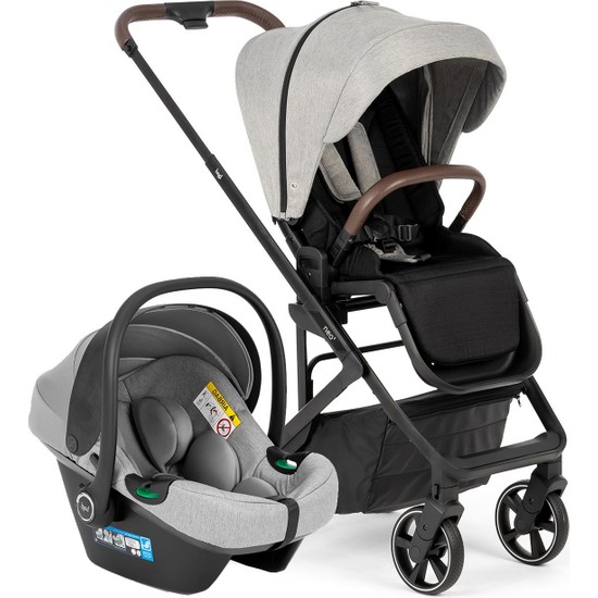 Bagi Neo 2 Travel Sistem Bebek Arabası Katlanabilir 22 kg Taşıma Kapasitesi Greyson Renk