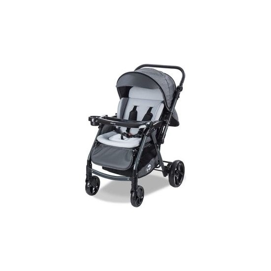 Babycare Combo Maxi Pro Çift Yönlü Bebek Arabası Gri