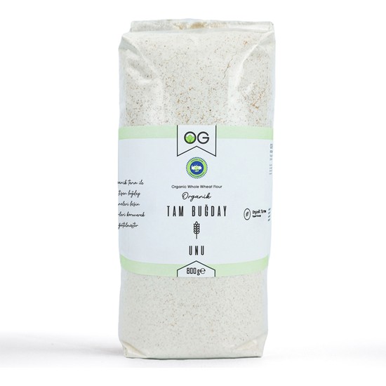OG natural Organik Tam Buğday Unu 800 Gr