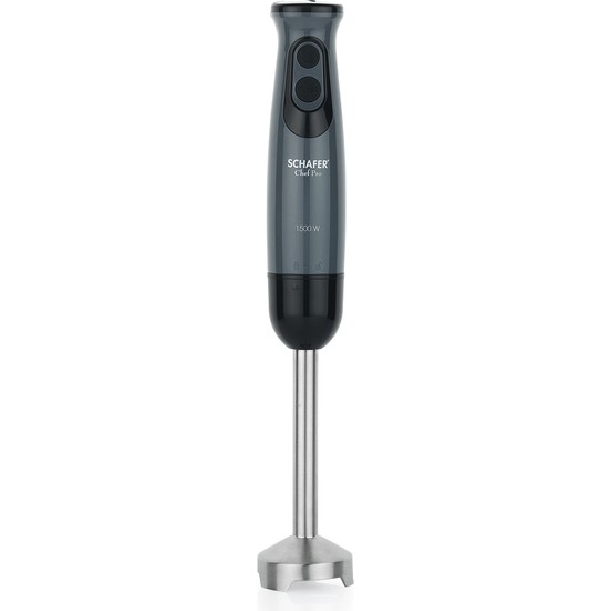 Schafer Chef Pro El Tipi Blender 1500 W 1 lt Kapasite Fonksiyonlu Antrasit Renk