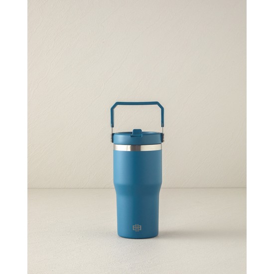English Home Fiera Paslanmaz Çelik Termos 600 ml Mavi
