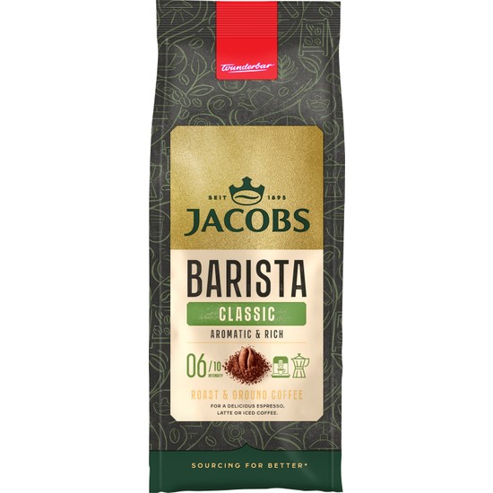 Jacobs Barista Classic 200gr Filtre Kahve Taze Çekilmiş Aromatik ve Zengin Lezzet