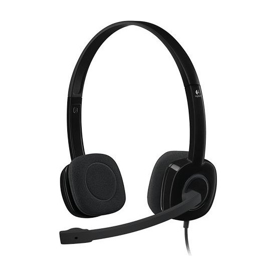 LOGITECH H151 Kablolu Stereo Kulaklık Var Mikrofon 1,8 m Siyah Renkli Aktif Gürültü Önleme
