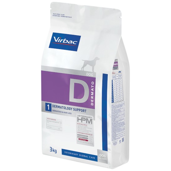 Virbac Dermatology Support Dog Food 3 kg