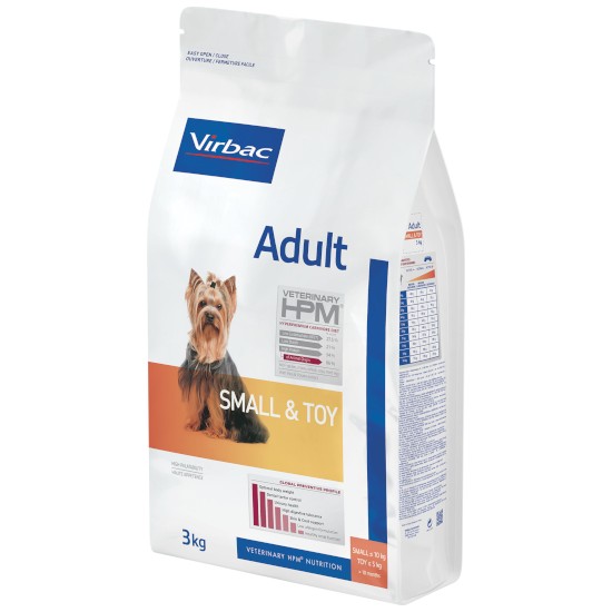Virbac Adult Dog Food Small & Toy 3 kg
