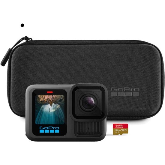 GoPro Hero 13 Black Aksiyon Kamerası 4K Çözünürlük 120 FPS Su Altı Kullanımı