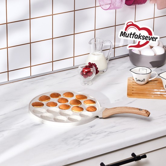Karaca Mutfaksever Biogranit Döküm 26 cm Mini Pankek Tavası – Dayanıklı, Yapışmaz ve Kolay Temizlenir Yüzey