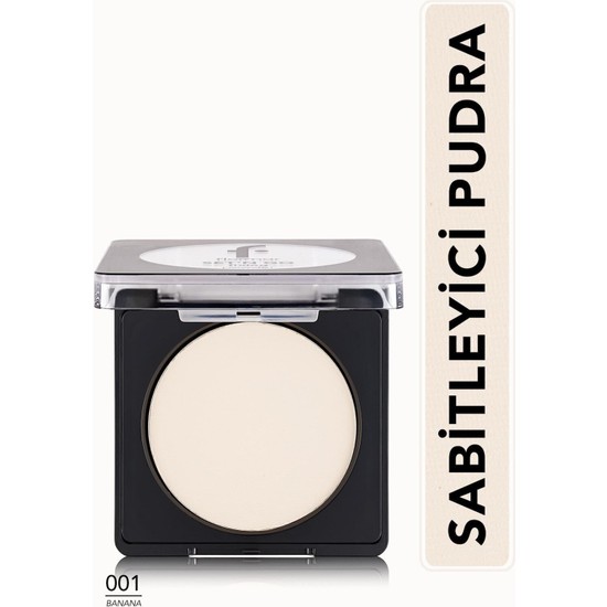 Flormar Set'n Go Nemlendirici & Parlama Karşıtı Sabitleyici Kompakt Pudra (001 Banana) 8682536053631
