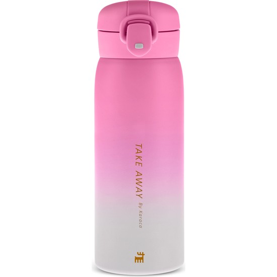 Karaca Skyfall Çelik Sızdırmaz Termos Fuşya 350 ml