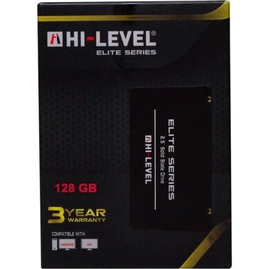 Hi-Level 128GB Hı-Level HLV-SSD30ELT/128G 2,5" 560-540 Mb/s