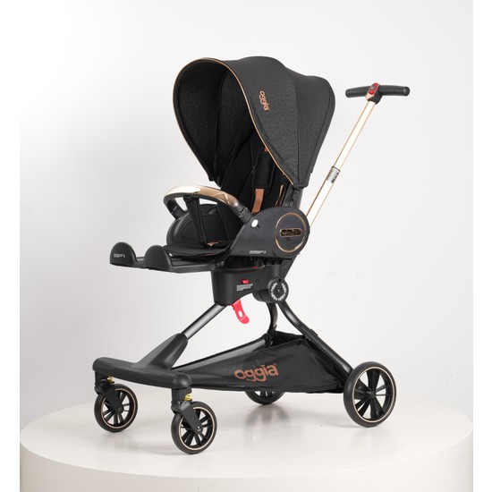 Oggia V9 Model Bebek Arabası 0-25 kg Taşıma Kapasitesi ile Tek Elle Katlanabilir Tasarım