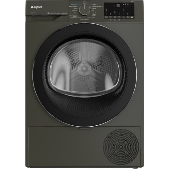 Arçelik 900 Kmp Ig 9 kg A++  Çamaşır Kurutma Makinesi Grey
