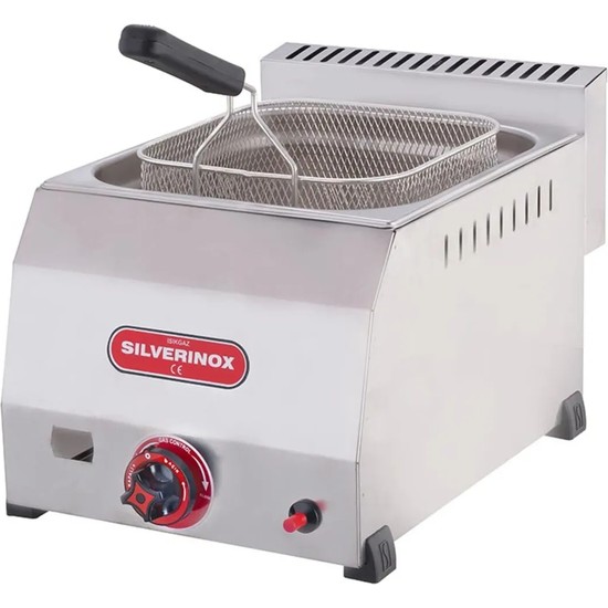 Işıkgaz SilverInox 5 L Kapasiteye Sahip Paslanmaz Çelik Fritöz, Tüplü Kullanım için Tasarlandı