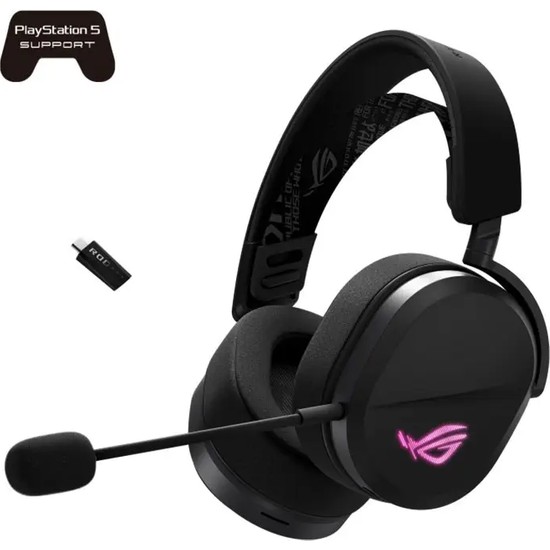 Asus Rog Pelta Siyah Kablosuz Gaming (Oyuncu) Kulaklık