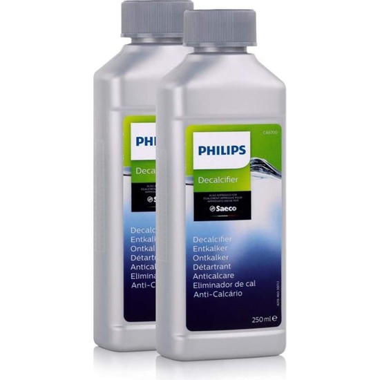 Philips 2'li Paket Philips Kireç Çözücü CA6700/99 Espresso Makineleri/tam Otomatik Kahve Makineleri Için 250 ml