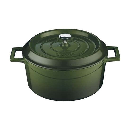 Lava Yuvarlak Tencere - Çap(Ø)24 cm. Yeşil