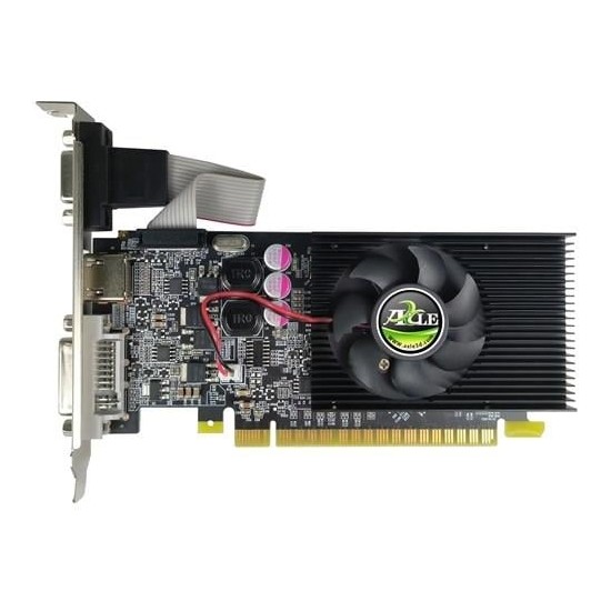 Axle 2GB GT610 Ekran Kartı 1249 MHz Çekirdek Hızı HDMI ve DVI Bağlantı Çıkışları ile Oyun Performansı AX-GT610/2GD3P4CDIL Ddr3 64BIT