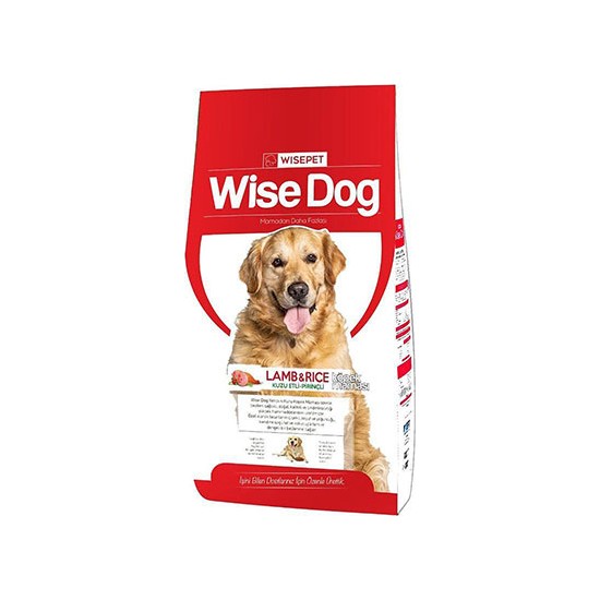 Wise Dog Kuzu Etli ve Pirinçli Yetişkin Köpek Maması 15 kg Sağlıklı Protein Kaynağı ile Tam Beslenme