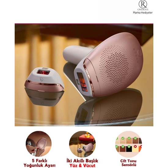 Philips Yeni 2 Akıllı Başlık (Vücut, Yüz) Lumea Ipl Lazer Epilasyon Cihazı | Kaydırarak Uygulama | Cilt Konu Sensörlü | Onerous Lambader