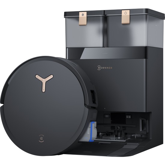Ecovacs Deebot X8 Pro Omni Siyah Robot Süpürge ve Paspas 18000 Pa Emiş Gücü