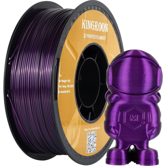 Kingroon Silk PLA Çift Renk Filament 1.75 mm 1 kg