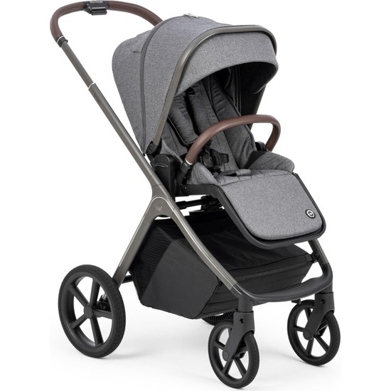 Bagi Heritage Standart Bebek Arabası Grey 22 kg Taşıma Kapasitesi ile Katlanabilir ve Çift Yönlü Kullanım