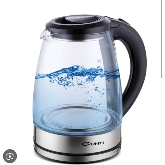Conti Contı (050101753) CK-255 Serene Clm Kettle 1,8 lt Cam Malzeme ile Otomatik Kapanma Özelliği