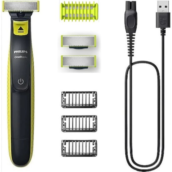 Philips Oneblade Qp2724 Siyah - Sarı Renkli Kablosuz Tıraş Makinesi 40 dk Kullanım Süresi