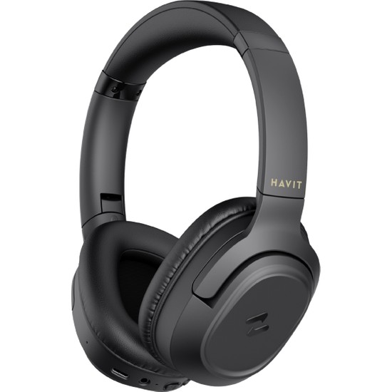 Havit H612BT Kablosuz Kulaküstü Bluetooth Kulaklık - 50 Saat, Aux Desteği, Hafif Tasarım, Katlanabilir