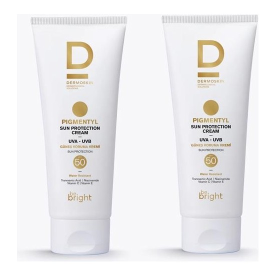 Dermoskin Be Bright Pigmentyl Güneş Koruyucu Krem SPF50+ 75 ml 2'li Paket