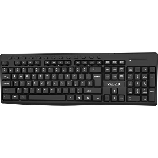 Valor KY-100 Kablosuz 104 Tuşlu Ofis Klavyesi