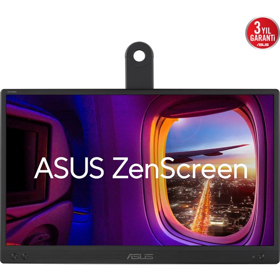 ASUS ZenScreen MB166CR 15.6 IPS 1920x1080 5ms 60Hz 250cd USB-C 3 Yıl Garanti