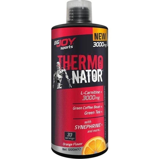 Bigjoy Sports L-Karnitin Thermo Nator Portakal Aromalı 1000 ml 3000MG L Carnitine