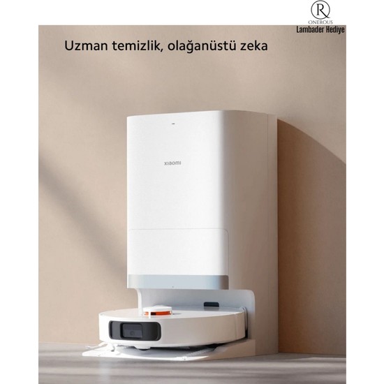 Robot Süpürge - 6000 Pa Emiş Gücü, Akıllı Navigasyon ve Otomatik Çöp Boşaltma ile Derin Temizlik