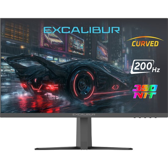 Casper Excalibur M.E236FVC-D 23.6" 200HZ 1MS 350NIT Fast VA Curved HDR10 Oyuncu Monitörü