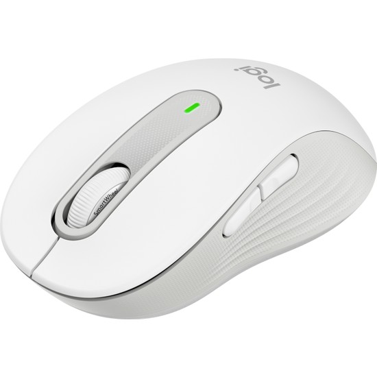 Logitech Signature M650 Küçük ve Orta Boy Sağ El Için Sessiz Kablosuz Mouse - Beyaz