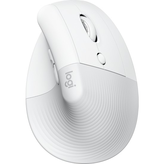 Logitech Lift Sessiz Kablosuz Ergonomik Dikey Mouse - Beyaz