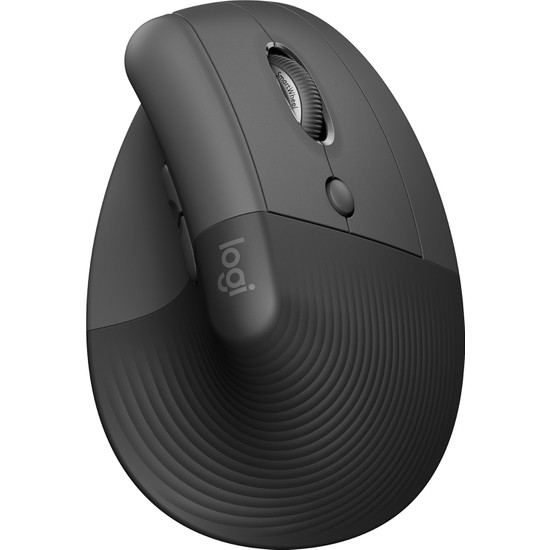 Logitech Lift Sessiz Kablosuz Ergonomik Dikey Mouse - Siyah