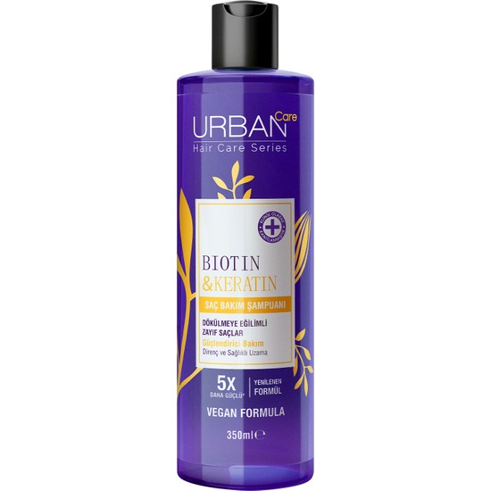 Urban Care Biotin Keratin Saç Dökülmelerine Karşı Saç Bakım Şampuanı 350 ml