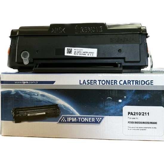 IPM-TONER Pantum PA210 / PA211 Uyumlu Toner - Pantum P2500W / M6500 Pantum PA210 / PA211 Uyumlu Toner - Pantum P2500W / M6500