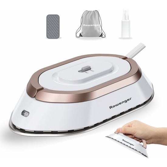 Rowenger NB301 Mini Seyahat Ütüsü Çift Voltaj Dünya Çapında Kullanıma Uygun White