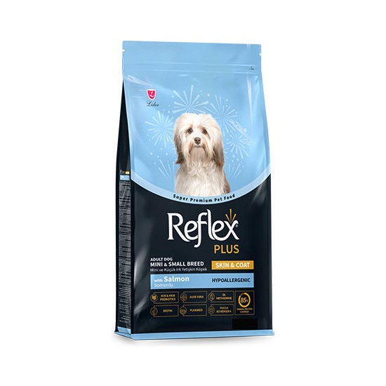 Reflex Plus Skin & Coat - Deri ve Tüy Bakımı Somonlu Mini ve Küçük Irk Yetişkin Köpek Maması 3 Kg