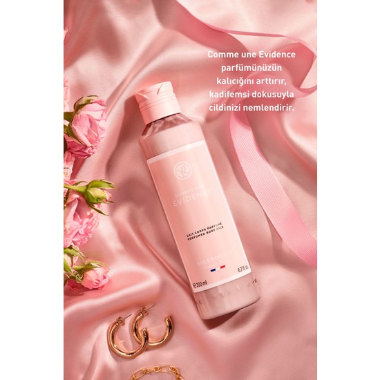 Yves Rocher Parfümlü Vücut Losyonu-Comme Une Evidence-Kadın Parfüm-Vegan-200ml