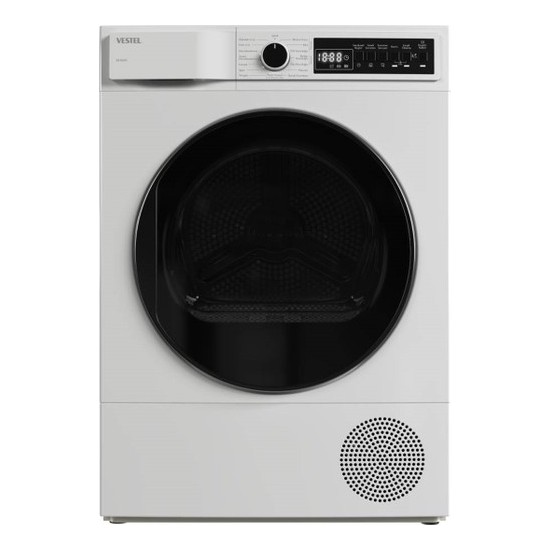 Vestel KM 106301 10 kg Kurutma Makinesi A++ Enerji Sınıfı Isı Pompalı Çocuk Kilidi Özellikli Beyaz
