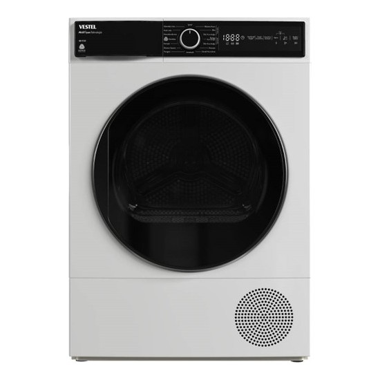 Vestel KMI 97301 9 kg Isı Pompalı Kurutma Makinesi D Enerji Sınıfı Çocuk Kilidi Özellikli