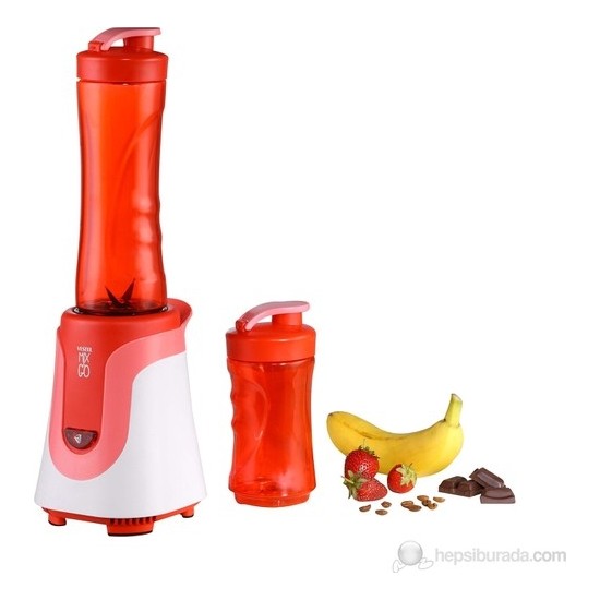 Vestel Mix & Go Blender - Kırmızı / 300 Watt