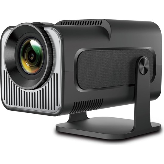 HY320 Mini 1080P 390ANSI 4K Android 11 Projektör Wifi 6 Bluetooth 5.0 Desteği Miracast / Airplay / Dlna Ab Tak